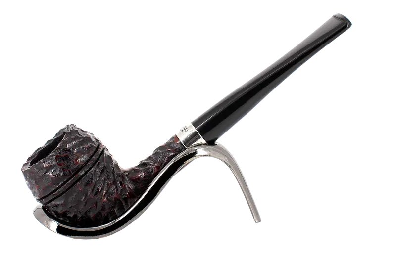 Peterson Of Dublin Junior Rusticated Briar Smoking Pipe - Rhodesian 1