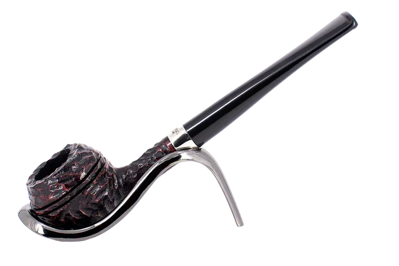 Peterson Of Dublin Junior Rusticated Briar Smoking Pipe - Squat Rhodesian 1