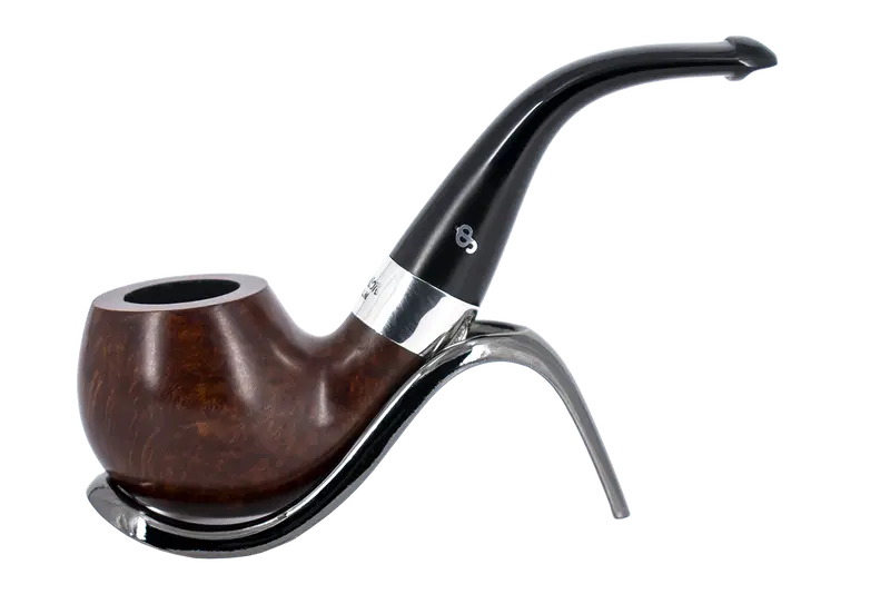Peterson Of Dublin Kildare Silver Mounted Briar Pipe  - Shape No.03 9Mm Filter 1