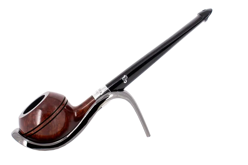 Peterson Of Dublin Kildare Silver Mounted Briar Smoking Pipe - Shape 411 1