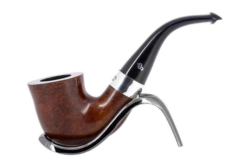 Peterson Of Dublin Kildare Silver Mounted Briar Smoking Pipe - Shape No.05 1