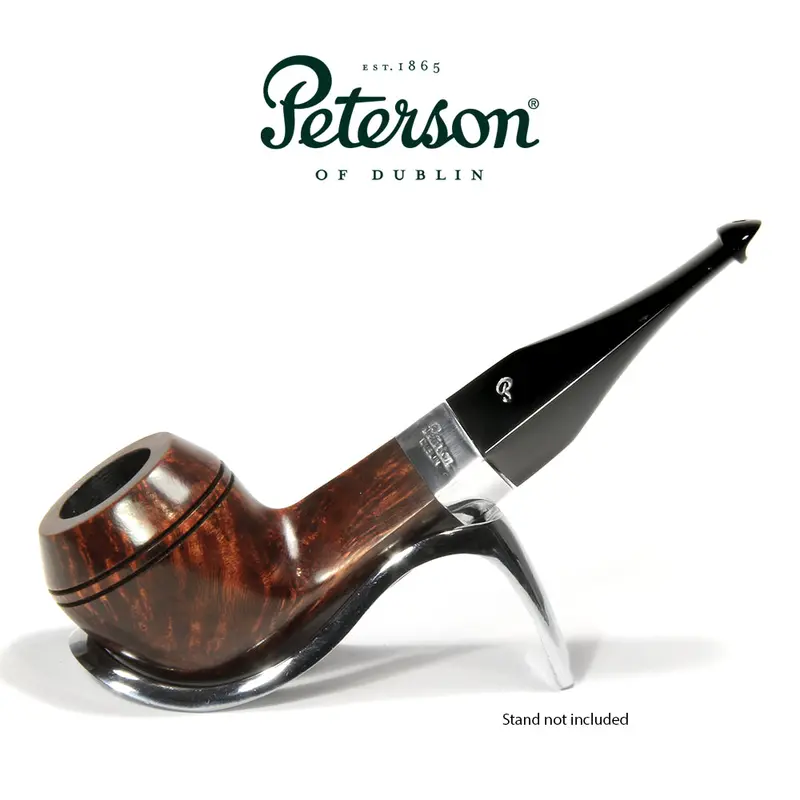 Peterson Of Dublin Kildare Silver Mounted Briar Smoking Pipe - Shape No.150 - 9Mm 1