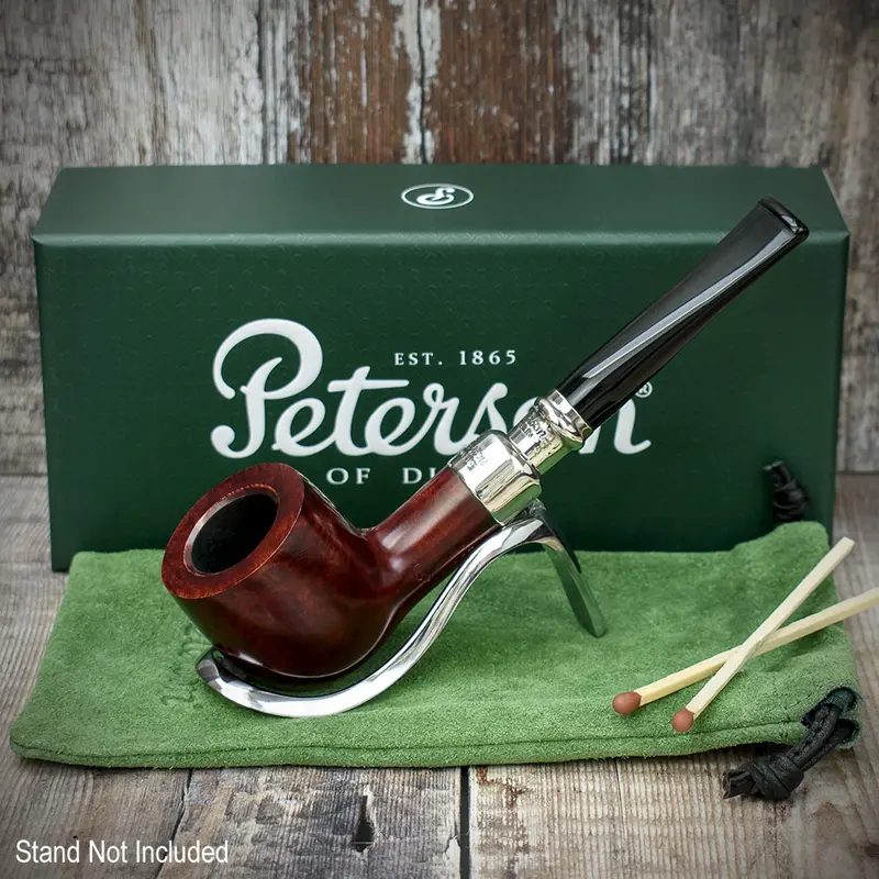Peterson Of Dublin Red Spigot Briar Smoking Pipe - Shape 606 2