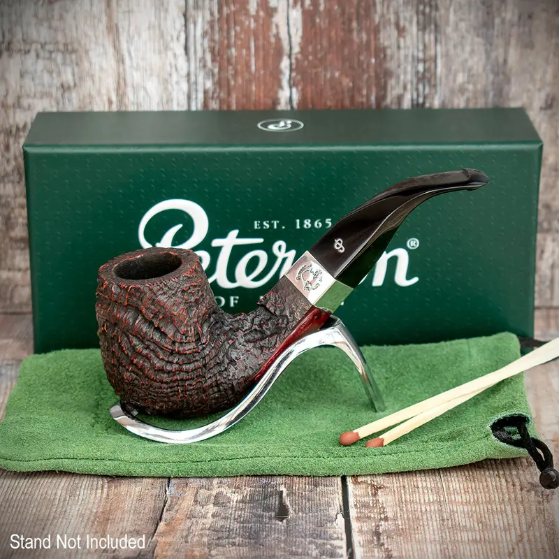Peterson Of Dublin Sherlock Holmes Briar Smoking Pipe - Red Sandblast Milverton 1