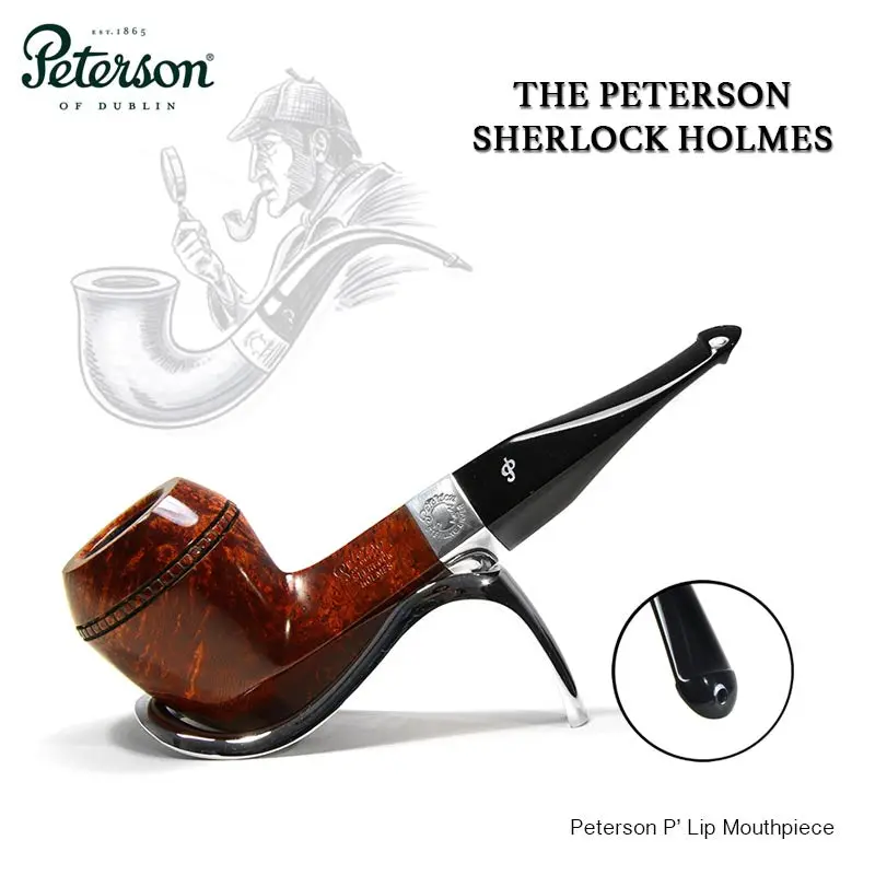 Peterson Of Dublin Sherlock Holmes Briar Smoking Pipe - Terracotta Baker Street 1