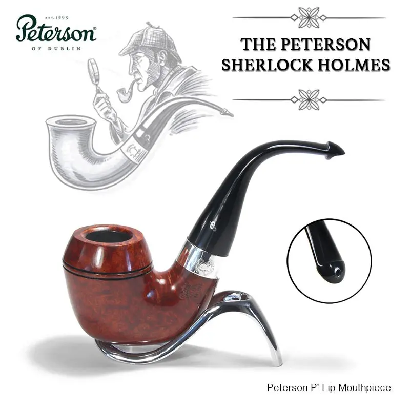 Peterson Of Dublin Sherlock Holmes Briar Smoking Pipe - Terracotta Baskerville 1