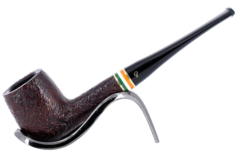 Peterson Of Dublin St. Patrick's Day 2026 Sandblast Briar Pipe - Shape 15 1