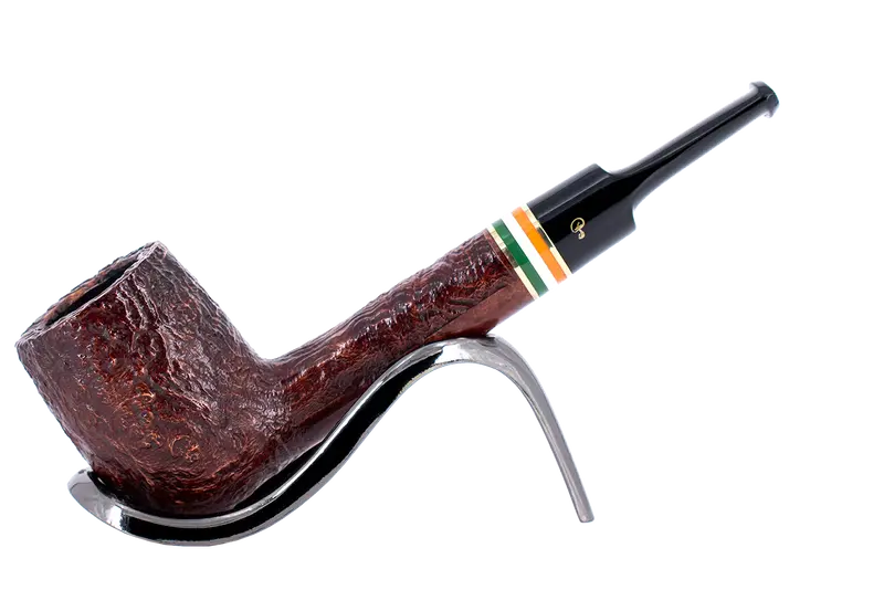 Peterson Of Dublin St. Patrick's Day 2026 Sandblast Briar Pipe - Shape 53 1