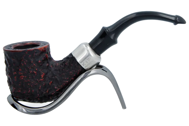 Peterson Of Dublin System Rustic Briar Smoking Pipe - Shape No.301 1