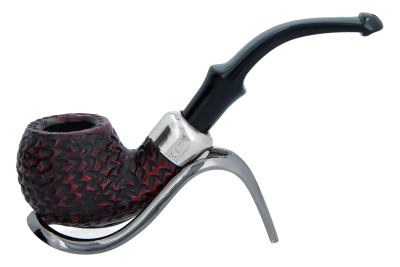 Peterson Of Dublin System Rustic Briar Smoking Pipe - Shape No.303 1