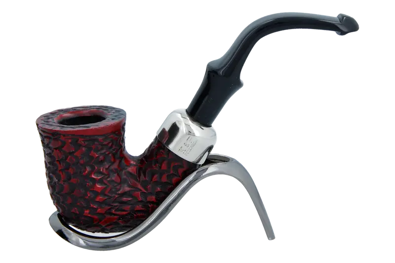 Peterson Of Dublin System Rustic Briar Smoking Pipe - Shape No.305 1