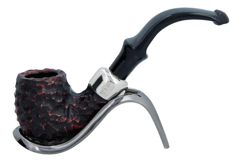 Peterson Of Dublin System Rustic Briar Smoking Pipe - Shape No.314 1