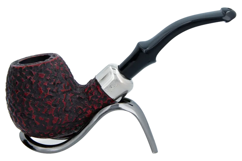 Peterson Of Dublin System Rustic Briar Smoking Pipe - Shape No.B42 1