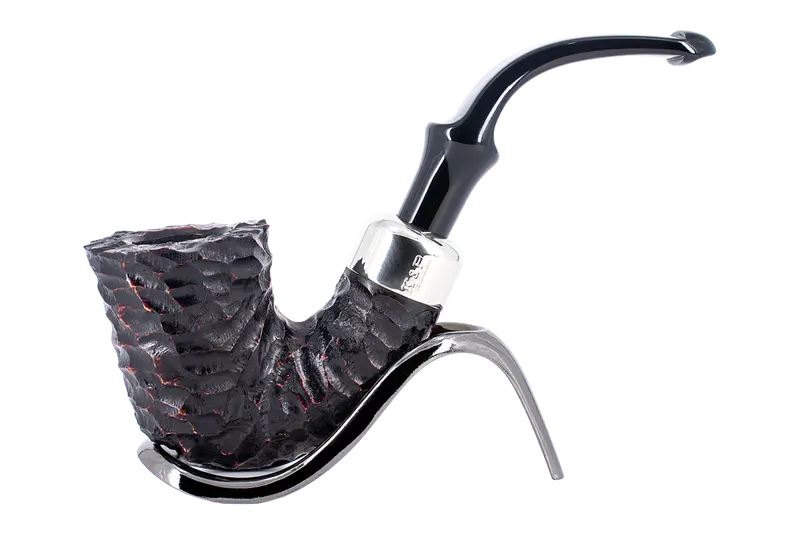 Peterson Of Dublin System Rustic Briar Smoking Pipe - Shape No.Xl315 1