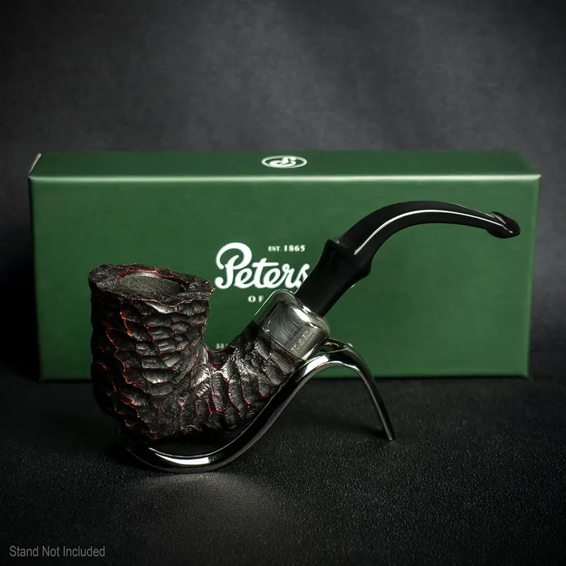 Peterson Of Dublin System Rustic Briar Smoking Pipe - Shape No.Xl315 2