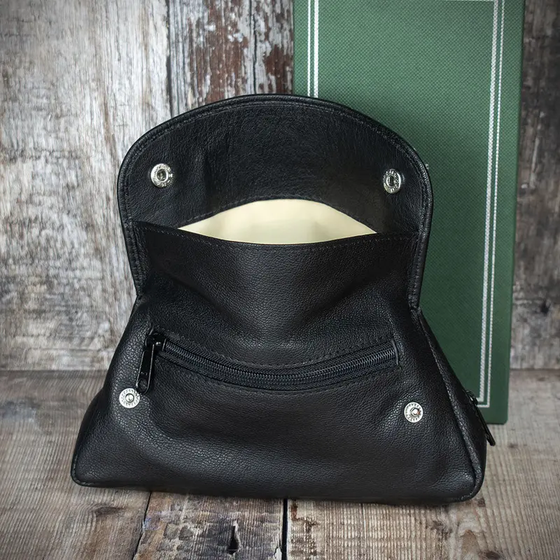 Peterson One Pipe Combination Pouch - Press Stud Black (Pou-135) 2