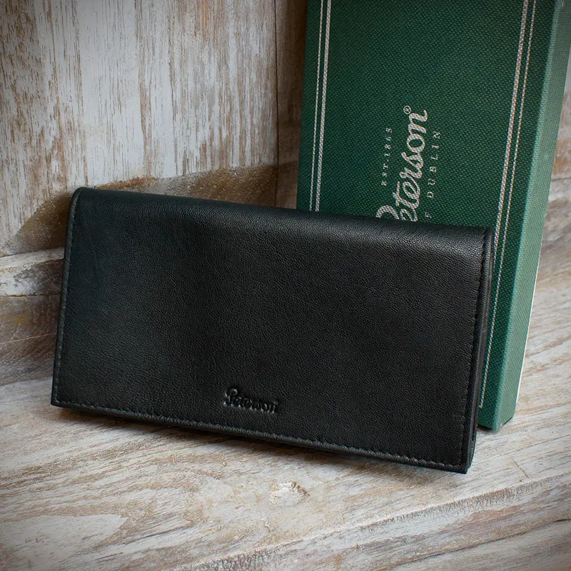 Peterson Pipe Tobacco Pouch - Roll Up Black (Pou-134) 1