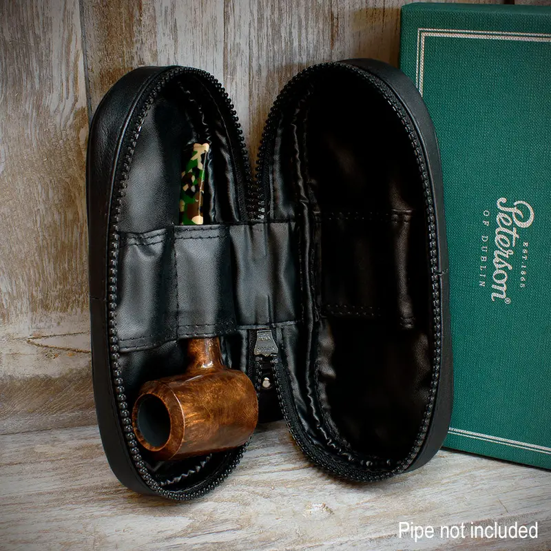 Peterson Pipe Travel/Storage Case Black Leather (Pou-132) 2
