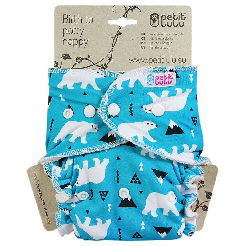 Petit Lulu One-Size Fitted Nappy Snaps 4