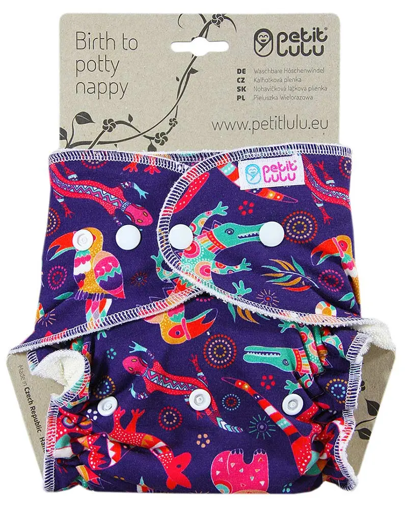 Petit Lulu One-Size Fitted Nappy Snaps 4