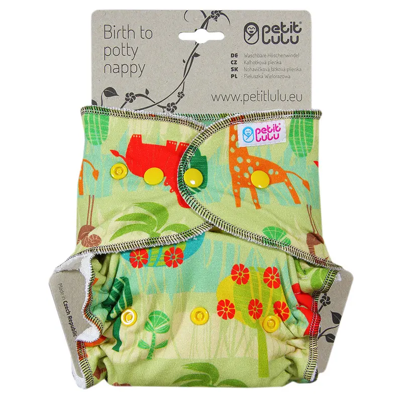 Petit Lulu One-Size Fitted Nappy Snaps 5