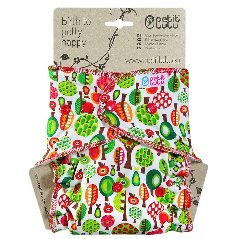 Petit Lulu One-Size Fitted Nappy Snaps 6