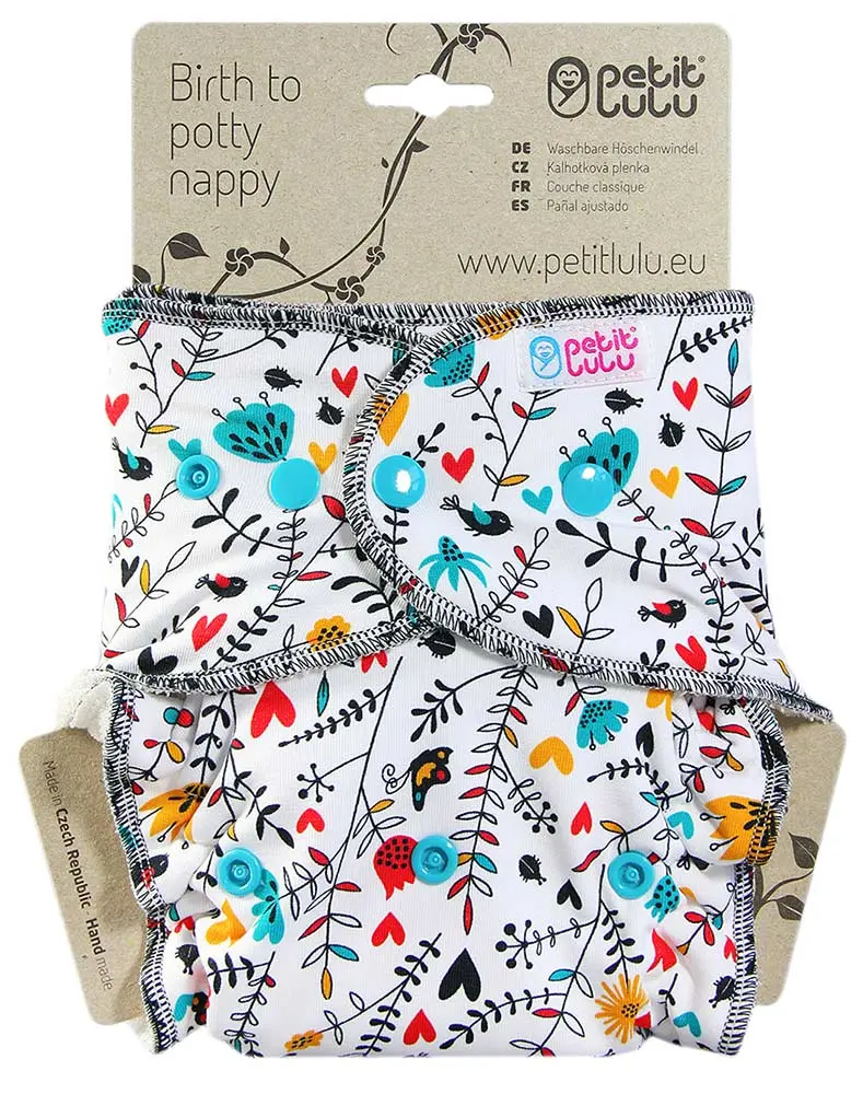 Petit Lulu One-Size Fitted Nappy Snaps 6