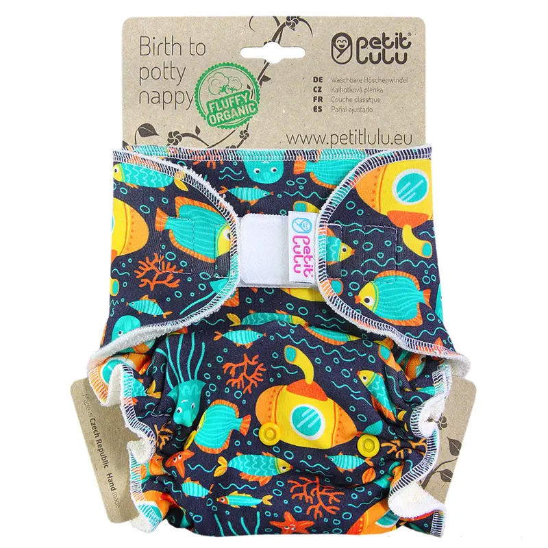 Petit Lulu One-Size Fitted Organic Nappy H&L 2