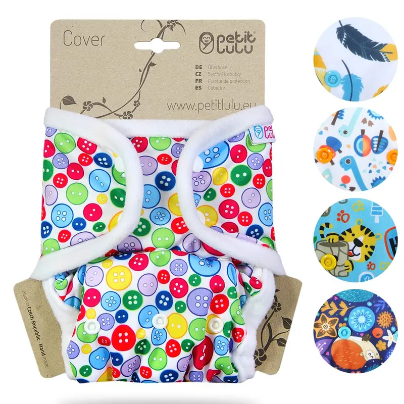 Petit Lulu Prefold Cover Snaps 1