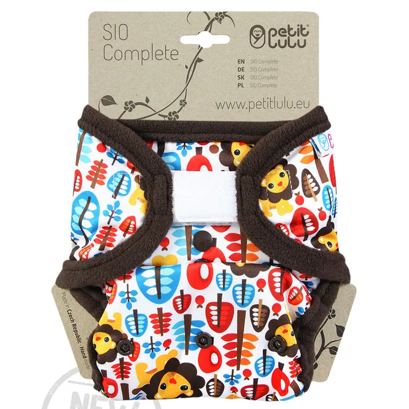 Petit Lulu Sio Complete Nappy H&L - King Of The Jungle 1