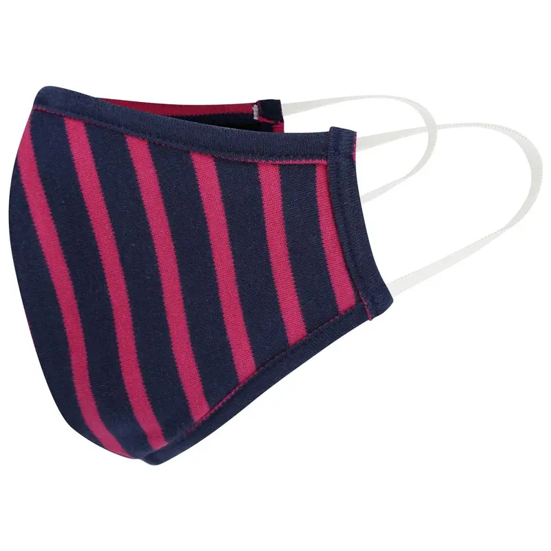 Piccalilly Kids Face Mask - Pink Stripe 1