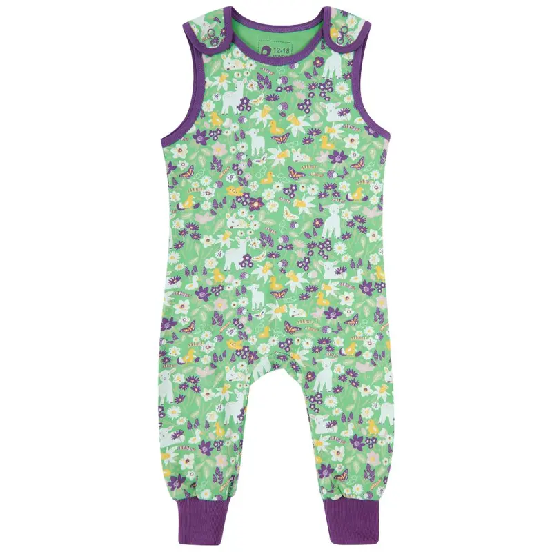 Piccalilly Spring Meadow Dungarees 1