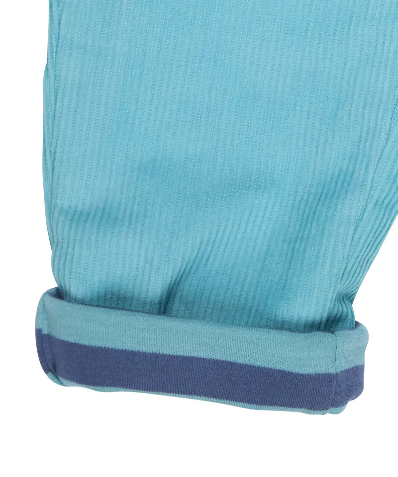 Pigeon Organics Lined Cord Trousers - Turquoise 3