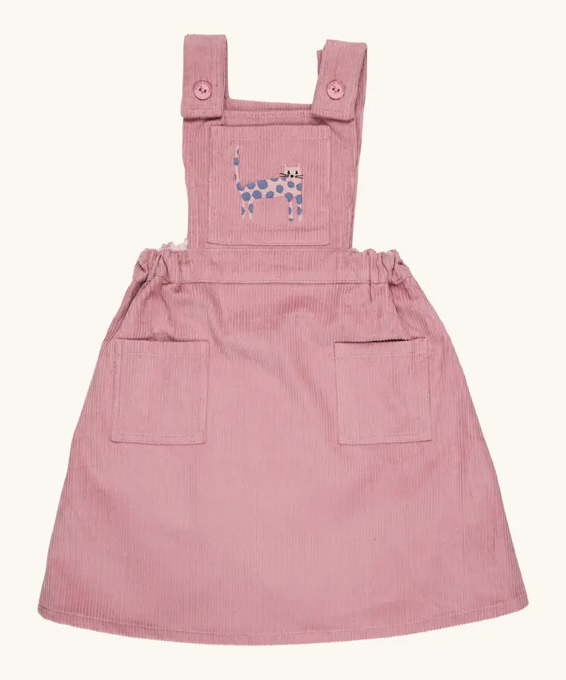 Pigeon Organics Pinafore Dress - Pink 1