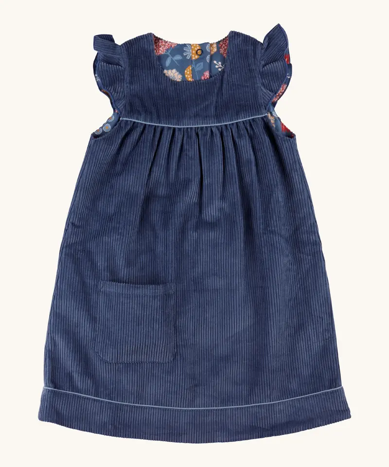 Pigeon Organics Reversible Winter Shift Dress - Navy 1