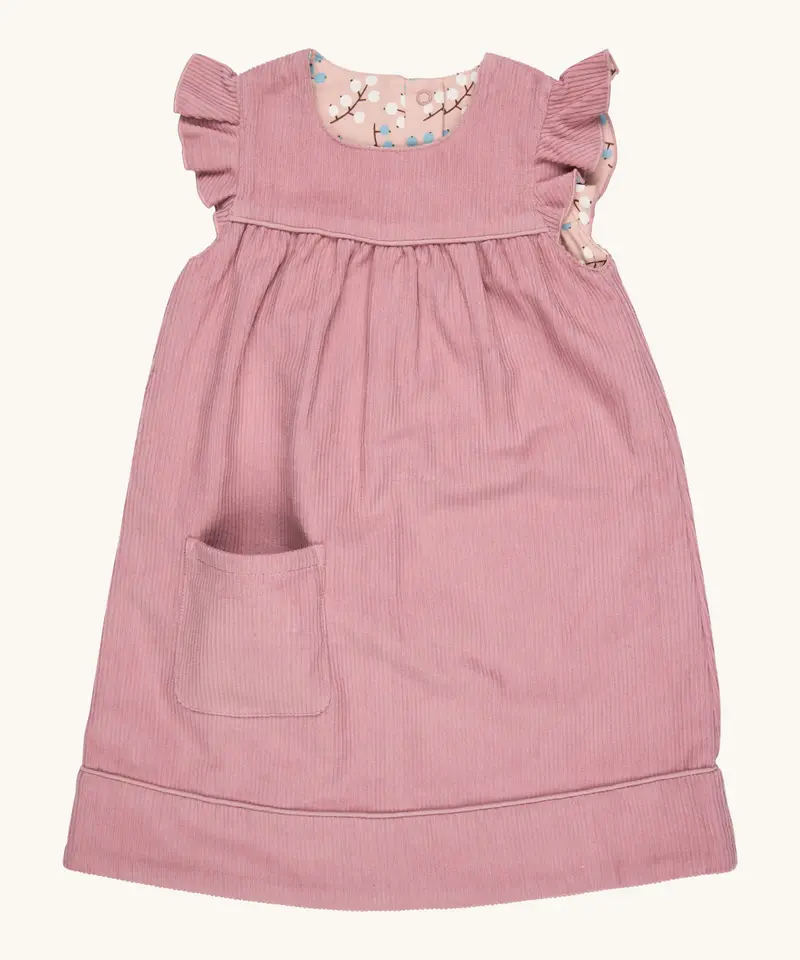 Pigeon Organics Reversible Winter Shift Dress - Pink 1