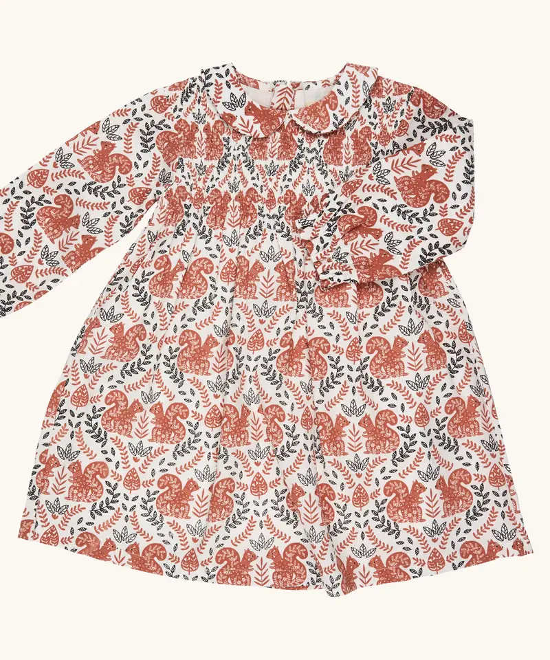 Pigeon Organics Smock Dress - Squirrel 1
