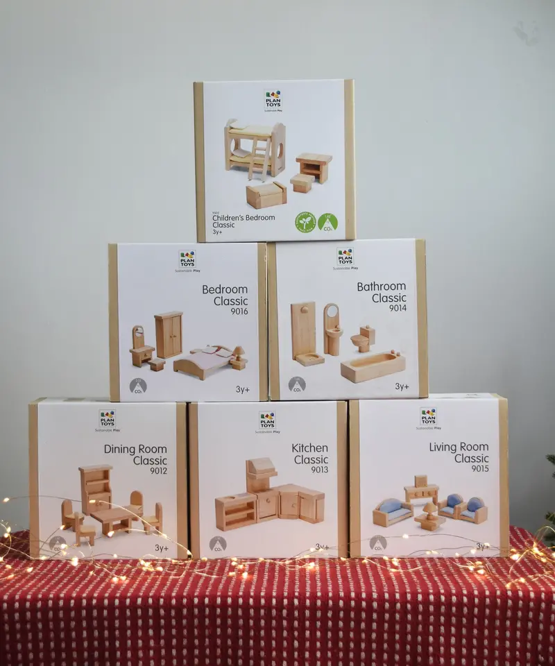 Plan Toys Classic Doll's House Furniture Set 1
