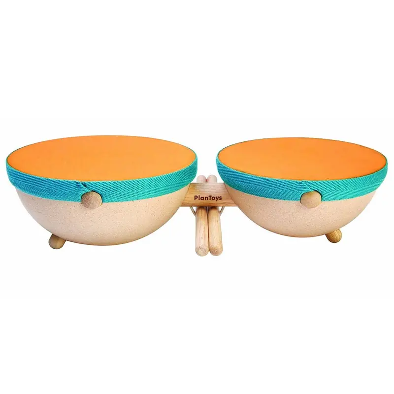 Plan Toys Double Drum 2