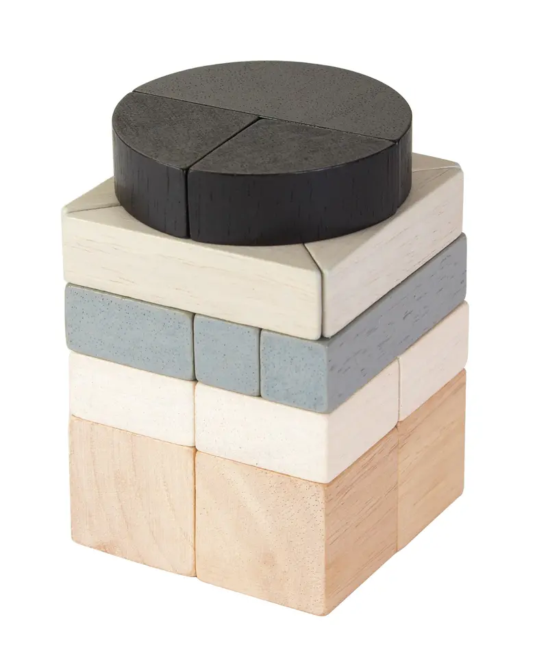 Plan Toys Fractions Blocks 2