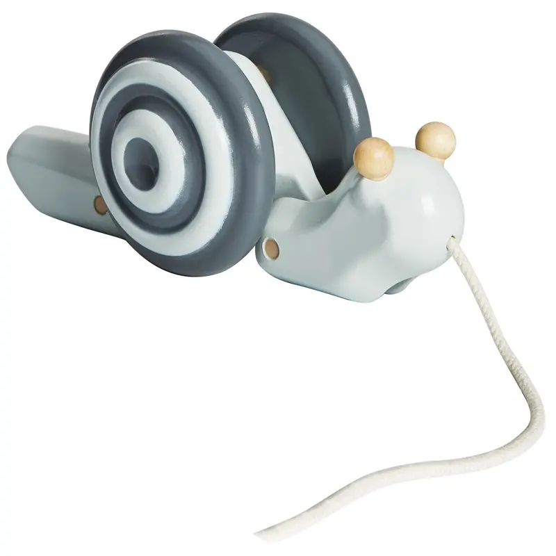 Plan Toys Pull-Along Grey Snail 1