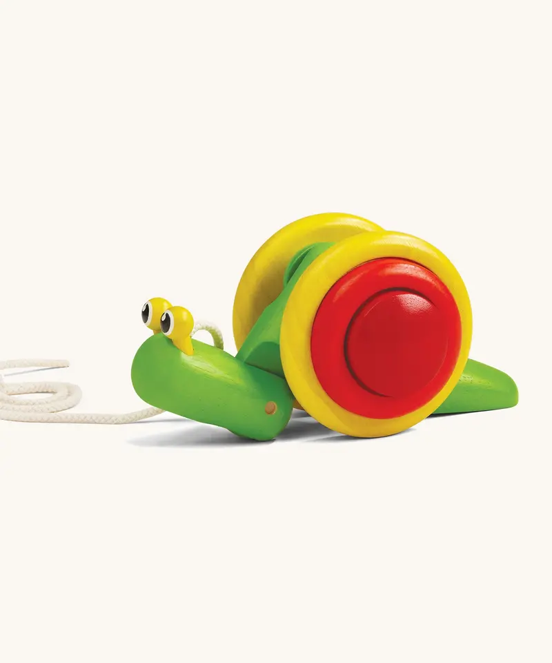 Plan Toys Pull-Along Snail 1