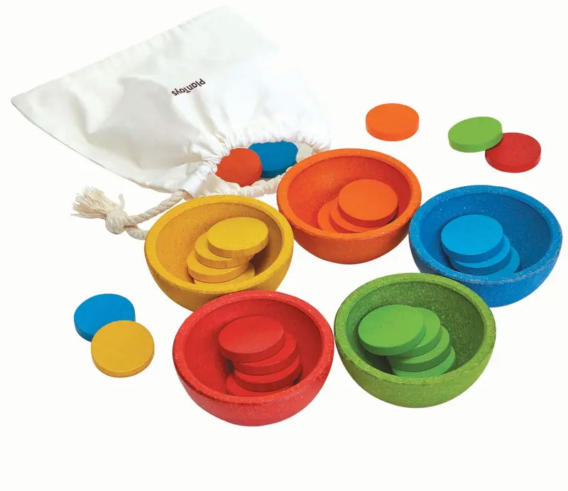 Plan Toys Sort & Count Cups 1