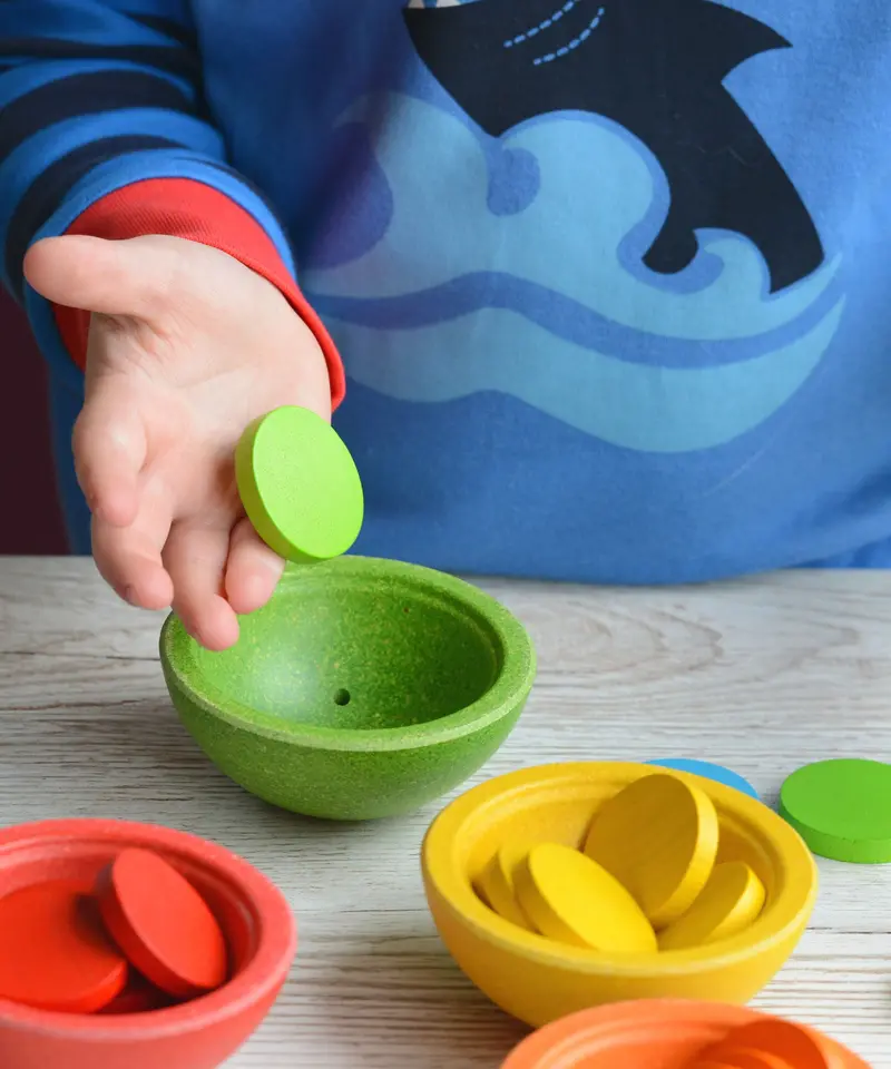 Plan Toys Sort & Count Cups 2
