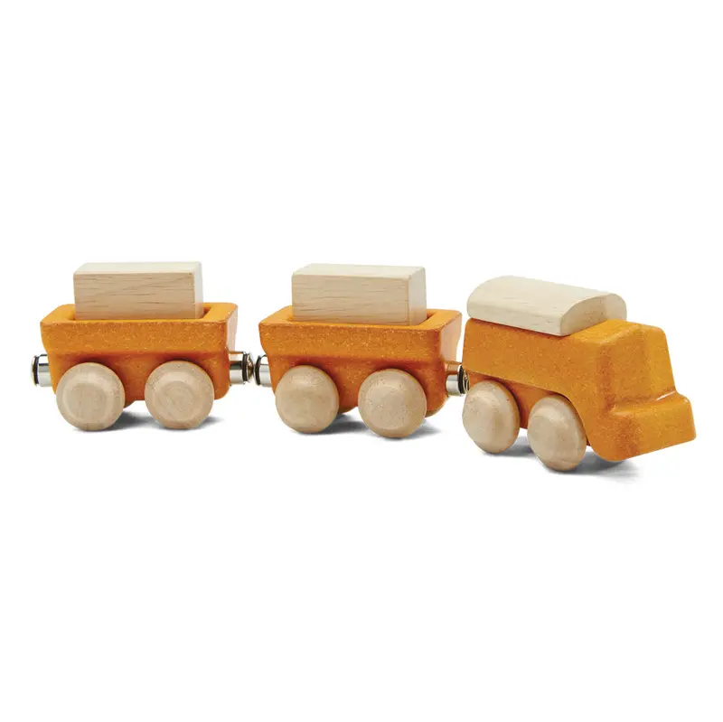 Plan Toys Wooden Cargo Train 1