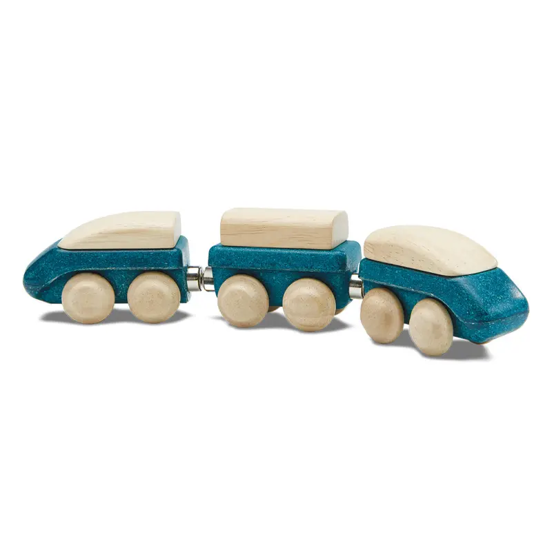 Plan Toys Wooden Hybrid Train 1