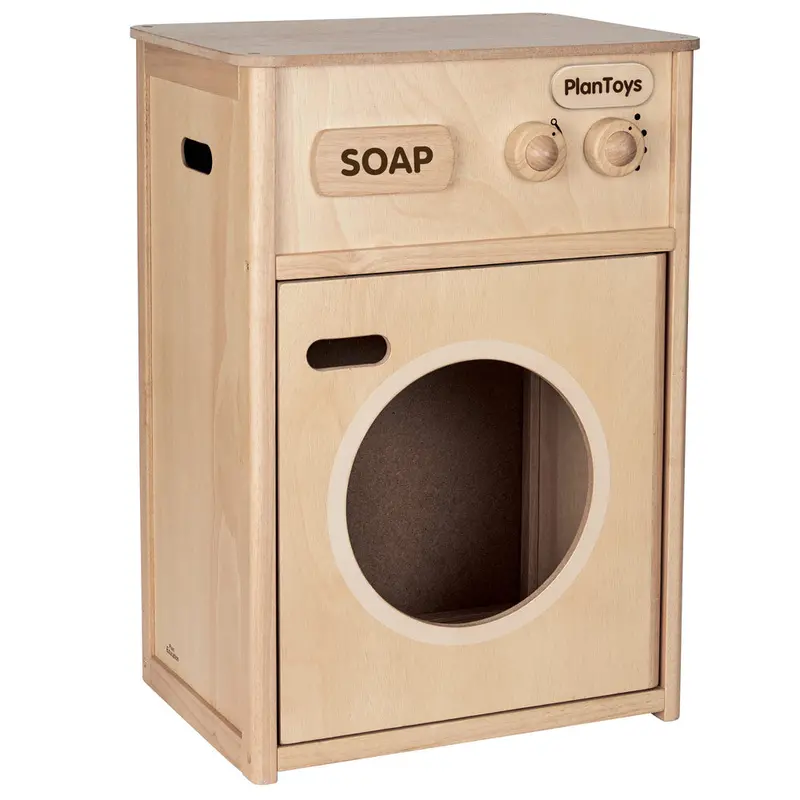 Plan Toys Wooden Play Washing Machine 1