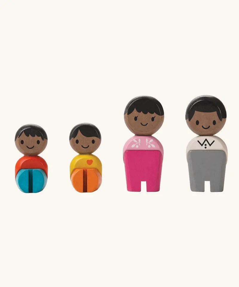 Plantoys Black Skin, Black Hair Family Planworld 1