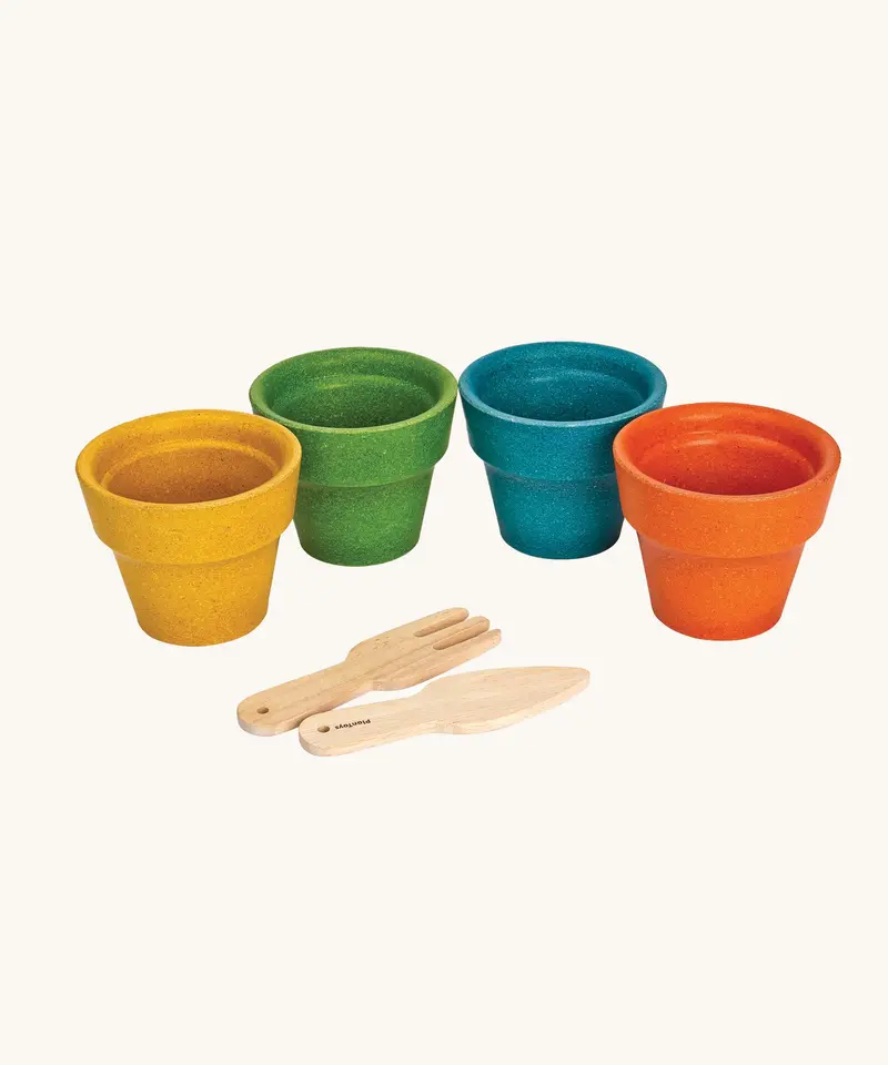 Plantoys Four Flower Pots Set 1