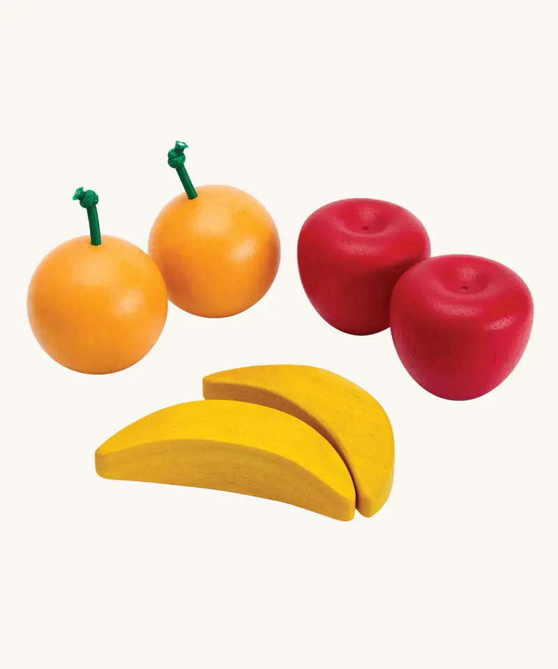 Plantoys Fruit Set - Apples, Oranges & Bananas 1